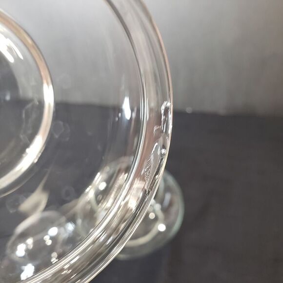 Adorable Pagoda Apothecary Stackable 3 Tiered Glass Jars 8" CHIP Price Reduced - Picture 4 of 6